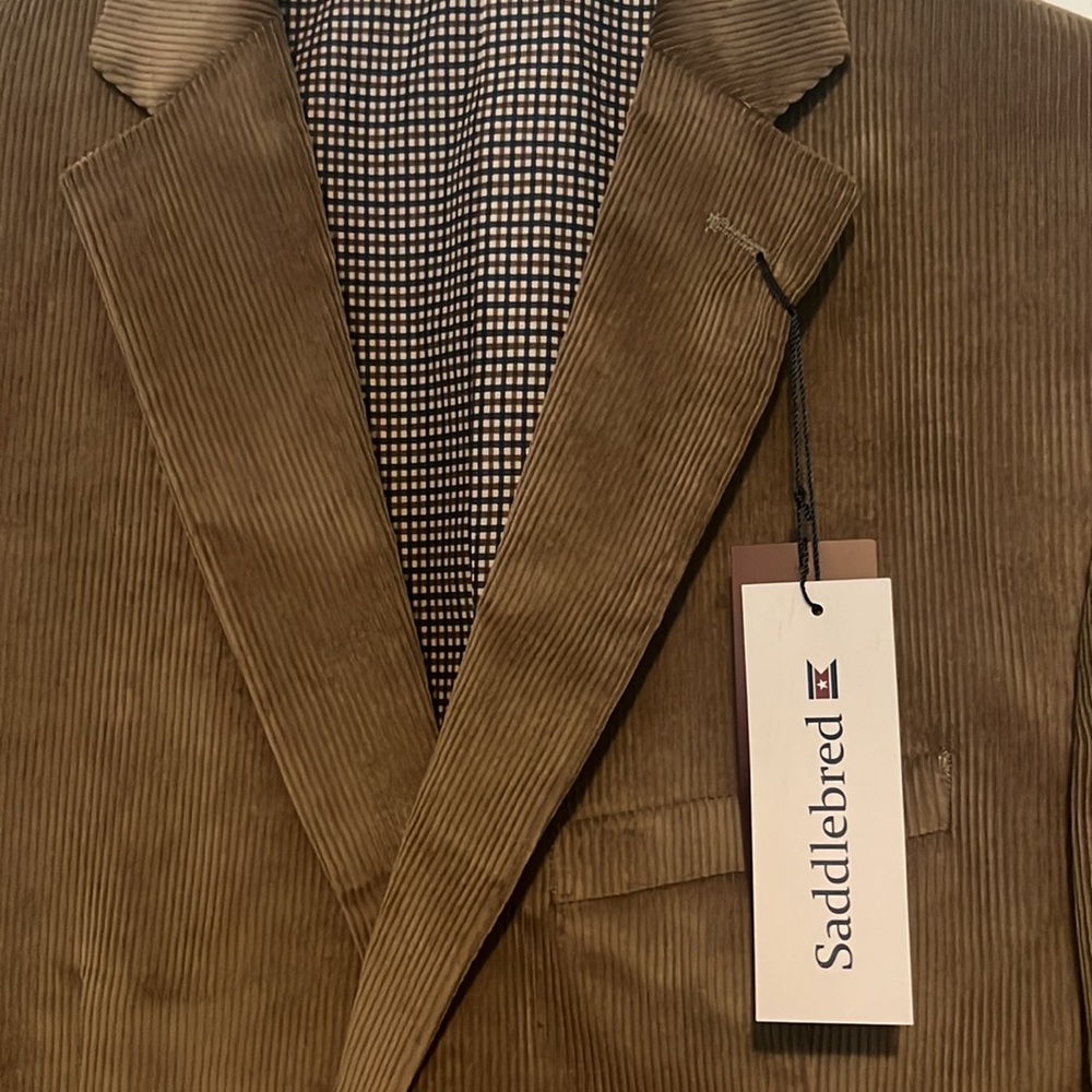 Brown Saddlebred Corduroy jacket 40L - Picture 2 of 4